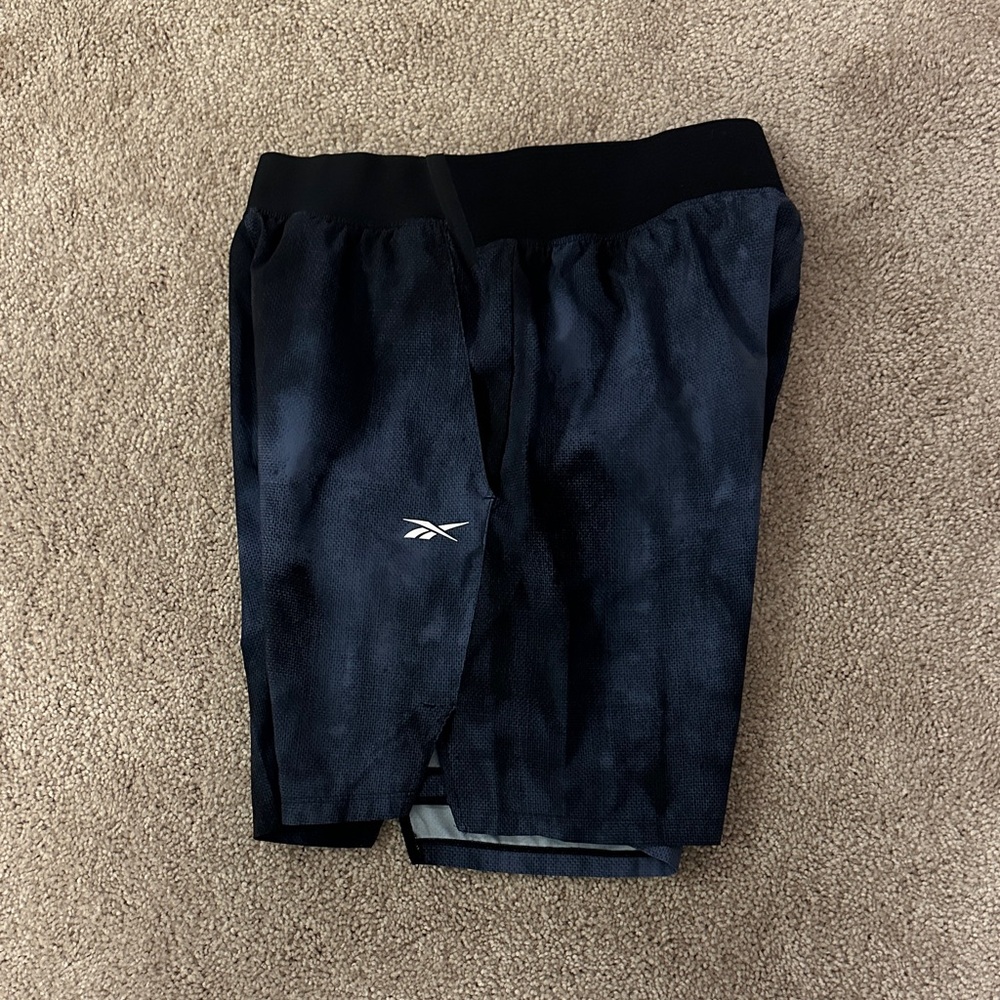 Reebok Blue & Black Crossfit Shorts